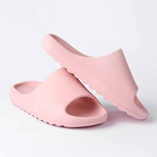 Cloud Pillow Slippers for Women - Pink Shower Shoes for College Dorm
